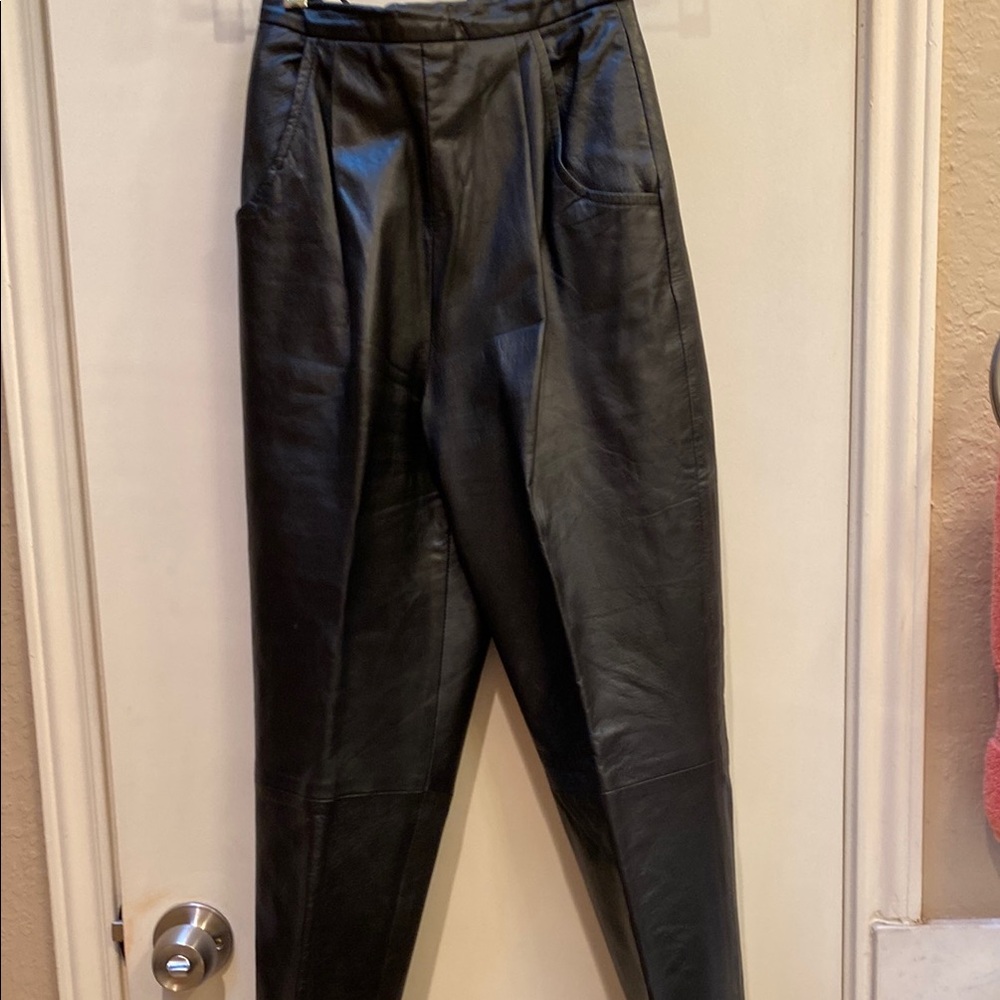 Leather pants